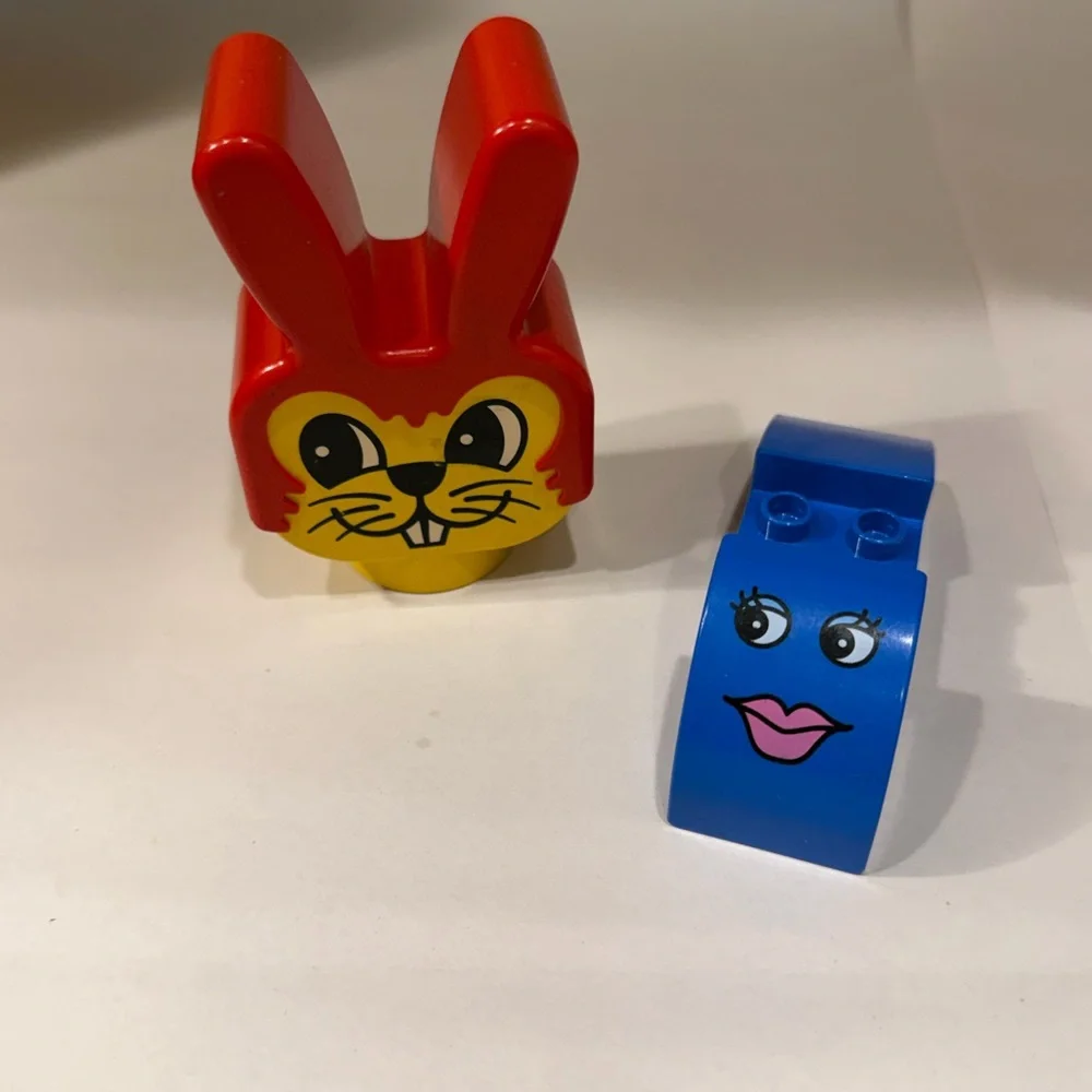 LEGO duplo vintage Colorful Bunny and Block Toy Set
